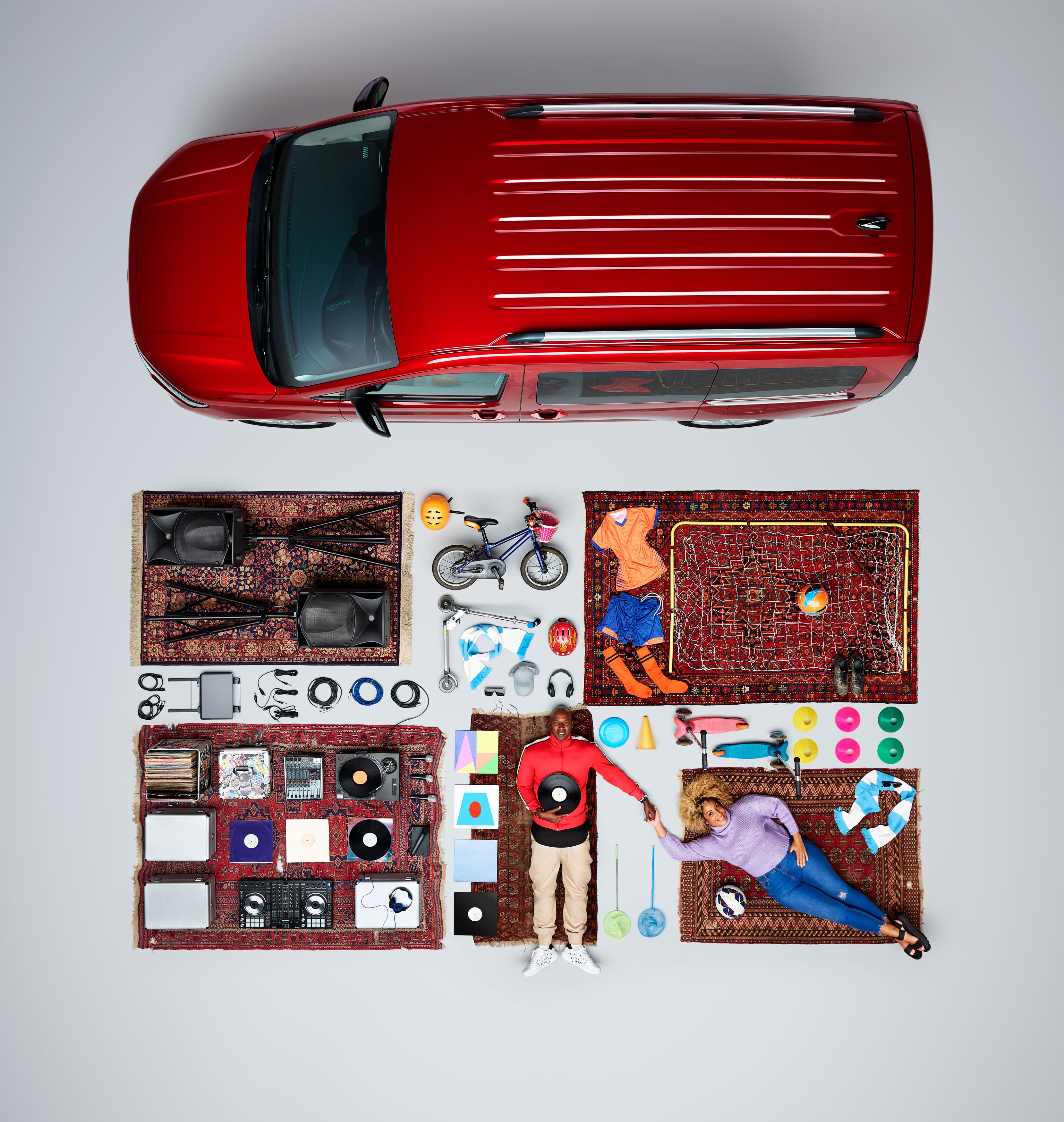 Ford Toureg laid out work play car